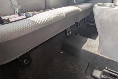 Rear bench seats and carpet after a full shampoo and extraction